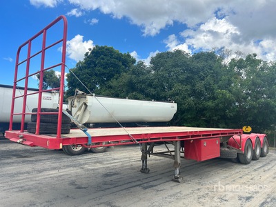 2009 Vawdrey 6.8 m Tri/A Lead Przyczepa płaska