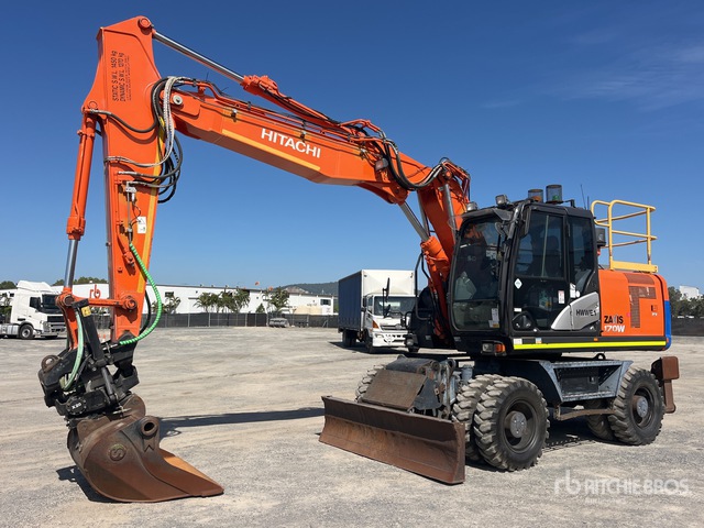 2016 Hitachi ZX170W-5B Wheel Excavator | Ritchie Bros. Auctioneers