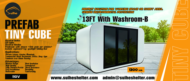 2026 Suihe MH13B-FP 13 ft Prefabricated Tiny Home (Unused) 2026 Suihe MH13B-FP 13 ft Prefabricated Tiny Home (Unused)