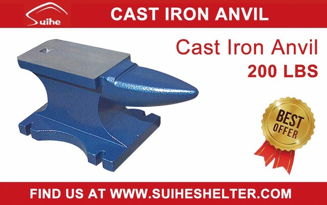 2026 Suihe A200 200 lb Cast Iron Anvil (Unused)