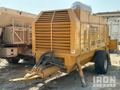 2010 Putzmeister BSA14000HPD Portable Concrete Pump