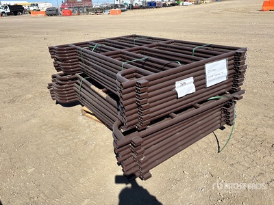 Quantity of (18) 2026 BYT PNL706 7 ft 6 in x 5 ft 6 in 6 Rail Livestock Panel (Unused)