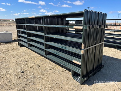 Quantity of (24) 2026 BYT PNL166 16 ft x 5 ft 6 in 6 Rail Panel para ganado (Unused)