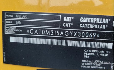 2026 Cat M315GC Excavadora Hidraulica sobre Neumaticos (Sin Usar) / を見 Wheel Excavator (Unused)