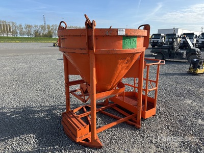 Man Riding Cement Silo