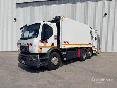 2018 Renault D26 Wide 6x2 Camion Benne A Ordures Menagere Müllabfuhrwagen