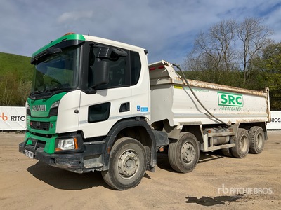 2020 Scania P370 8x4 Twin-Steer Tipper Truck