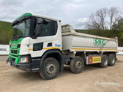 2020 Scania P370 8x4 Twin-Steer Tipper Truck