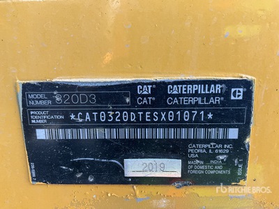 2019 Cat 320 D3 Excavadora Hidraulica / Tracked Excavator