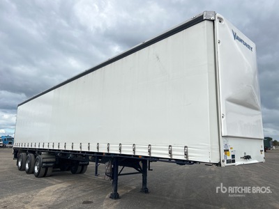2022 Vawdrey 14.3 m Tri/A Curtain Side Trailer