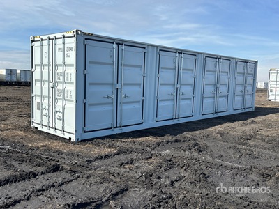 2026 40 ft High Cube Multi-Door Storage Container