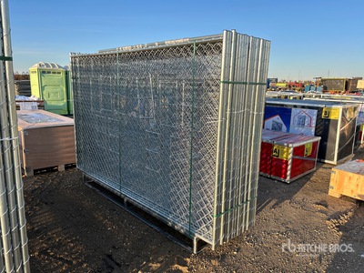 Quantity of (20) 2026 GLCF1006 10 ft x 6 ft Chain Link Temporary Site Fence (Unused)