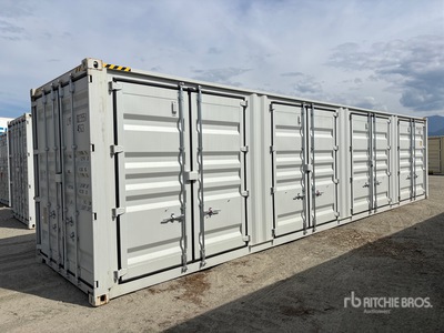 2025 40 ft High Cube Multi-Door Storage Container