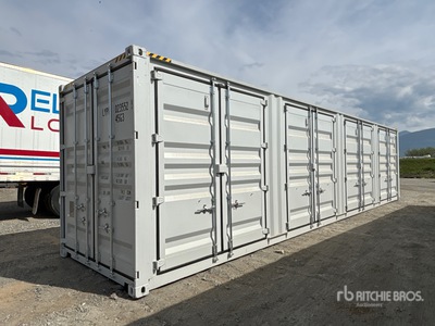 2025 40 ft High Cube Multi-Door Storage Container
