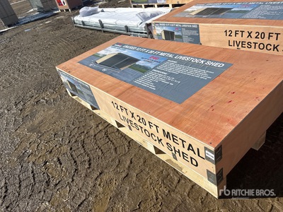 2026 AGR-LS1220 20 ft x 12 ft Metal Schuilplaats voor vee (Unused)