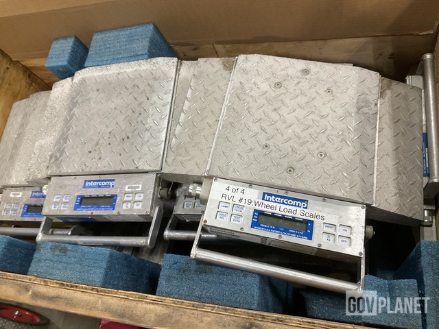 (15) Intercomp PT300 Wheel Load Scales