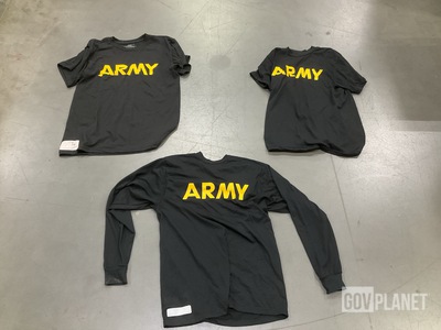 (642) Athlete's T-Shirts & (13) Physical Fitness Jackets