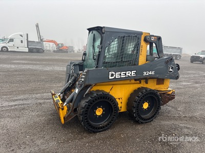 2018 John Deere 324E Two-Speed Skid Steer Loader
