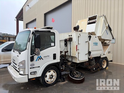 2017 Tymco 485 on 2016 Isuzu NQR Autocarro spazzatrice