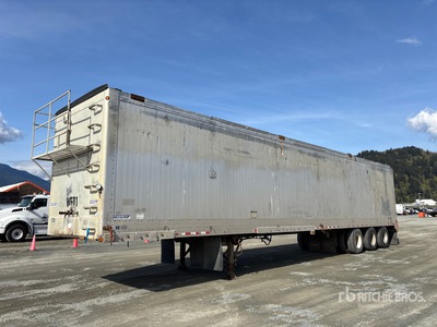 2001 Manac 53 ft x 102 in Tri/A Moving Floor Open-Top Przyczepa do wiórów