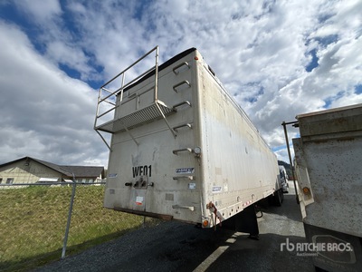 2001 Manac 53 ft Tri/A Aluminum Remorque à fond mobile