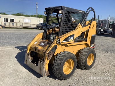 2000 Cat 248 Two-Speed High Flow を見 Skid-Steer Loader