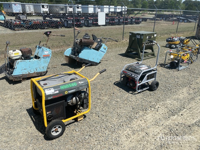 Quantity of (2) Wacker Neuson GP5600A and PowerStroke PS903500D Portable Generator Set