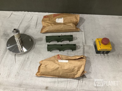 (1) Shouldered Shaft, (65) Block Clamps, (1) Control Box & Assorted Items