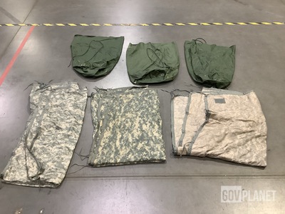 (167) Clothing Bag & (60) Wet Weather Poncho Liners