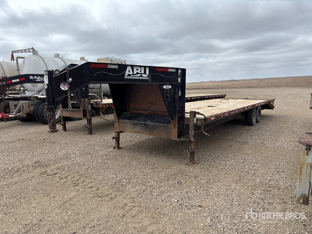 2022 ABU 30 ft T/A Gooseneck Equipment Trailer