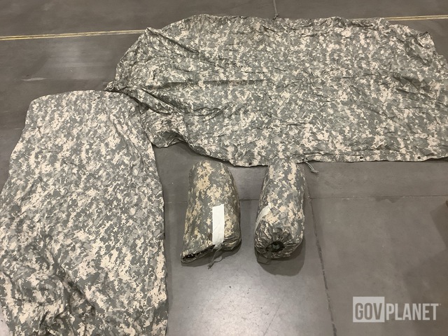 (3) ICS Improved Combat Shelters, (10) Bivy Covers & Assorted Items