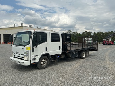 2014 Isuzu NPR HD 4x2 Crew Cab Landscape Truck
