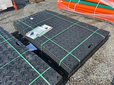 Quantity of (12) KJ K1222 Polyethylene Traffic Plates (Unused)