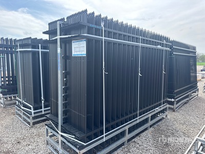 Quantity of (30) KJ 10 ft x 7 ft Wrought Iron Ogrodzenie terenu