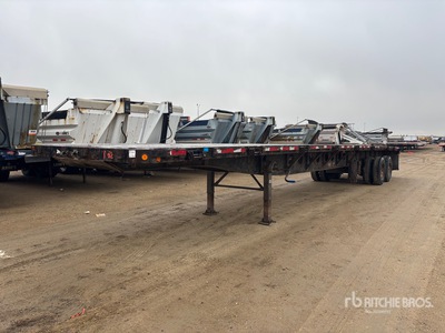 2008 Lufkin 48 ft T/A Flatbed Trailer