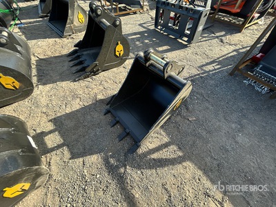 Trojan 50CL 24 in Digging Godet d'excavatrice - Fits 45mm Cat 305, 305.5 Komatsu PC45/50/55 Hyundai R55, Hitachi/Deere 50D/G Case, New Holland, Kobelco SK50 Bobcat E50/341/337