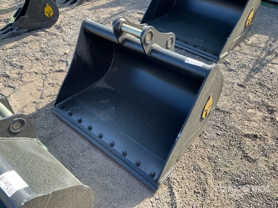 Trojan 50CL 42 in Cleanup Excavator Bucket - Fits 45mm Cat 305, 305.5 Komatsu PC45/50/55 Hyundai R55, Hitachi/Deere 50D/G Case, New Holland, Kobelco SK50 Bobcat E50/341/337
