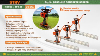 2026 STARVOX ZPC-25 Concrete Screed (Unused)