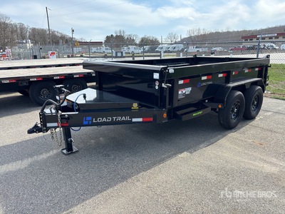 2025 Load Trail 12 ft T/A Tipping Utility Trailer