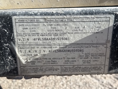 2022 Doosan Light Tower