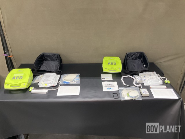 (2) Zoll AED Plus Defibrillators