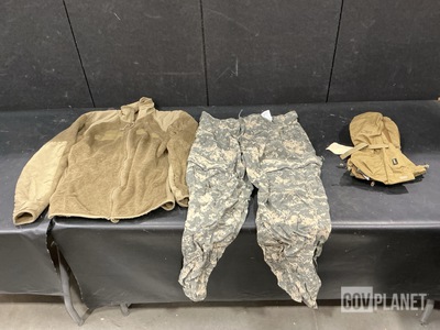 (8) Cold Weather Jackets, (10) Pairs of Cold Weather Mittens & Assorted Items