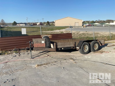 2018 Homemade Lyman Richey 14 ft T/A مقطورة مسطحة