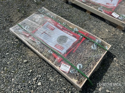 Quantity of (5) 2026 Suihe BC-9200 9200 lb Ratchet Binders & (10) 20 ft Chains (Unused)