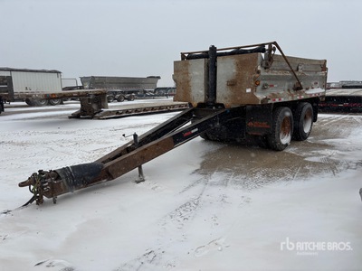 1985 Mccoy 14 ft T/A Pup Tipping Trailer
