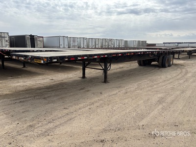 2013 Great Dane 53 ft T/A Flatbed Trailer