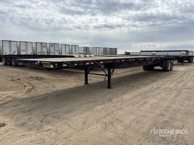 2013 Great Dane 53 ft T/A Flatbed Trailer