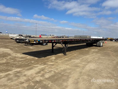 2013 Great Dane 53 ft T/A Flatbed Trailer
