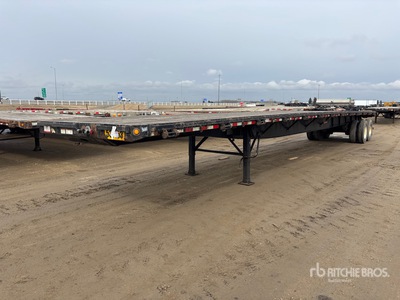 2014 Great Dane 53 ft T/A Flatbed Trailer
