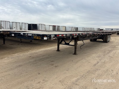 2014 Manac 53 ft T/A Flatbed Trailer